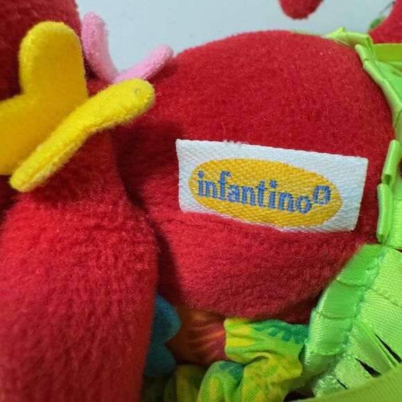 Infantino Mallory Monkey Hawaiian Plush Toy Sensory Rattle Stuffed Animal Play - Picture 7 of 11